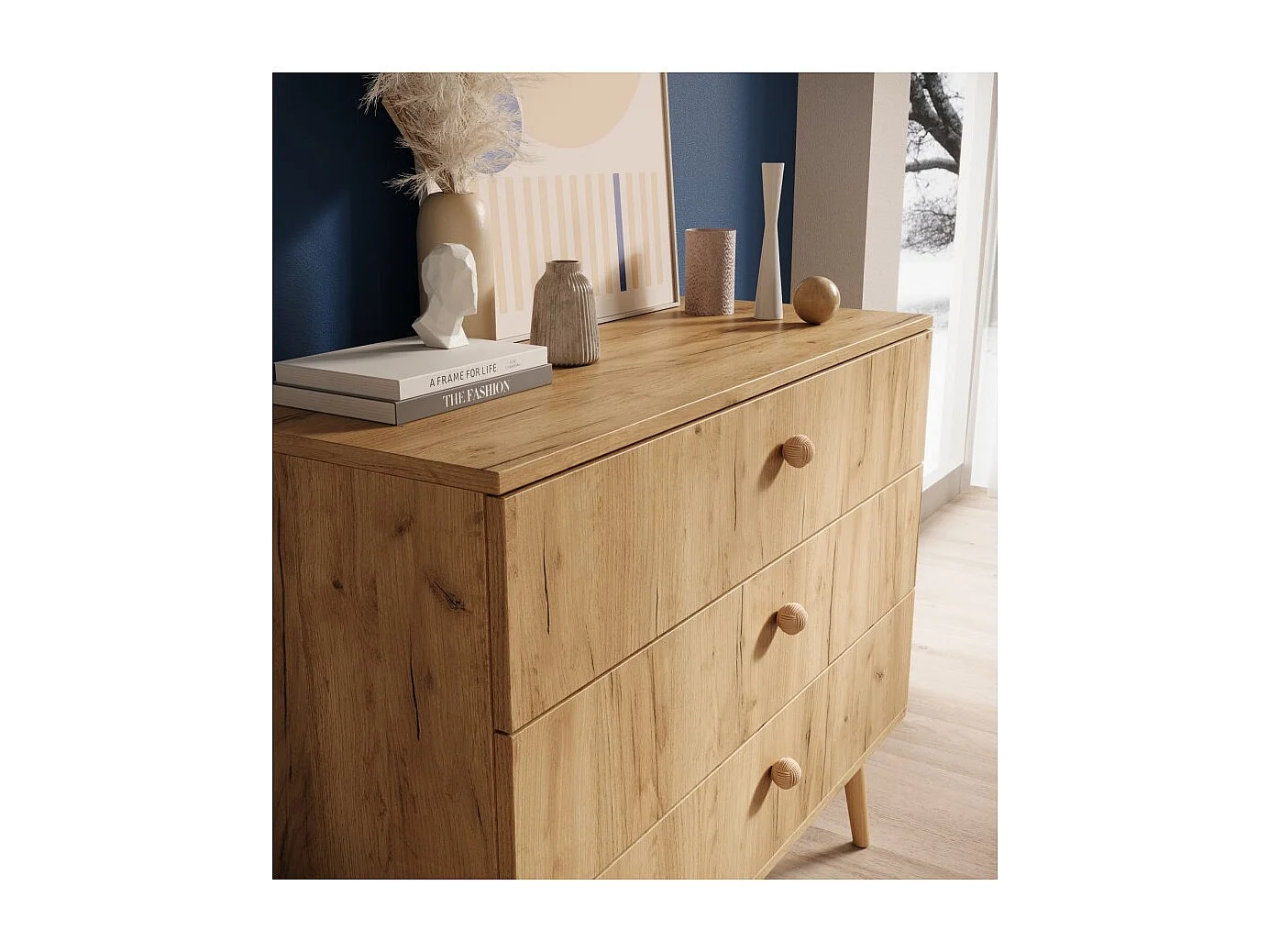 Sideboard Leni/Schubladen/Möbelplatte/Artisan
