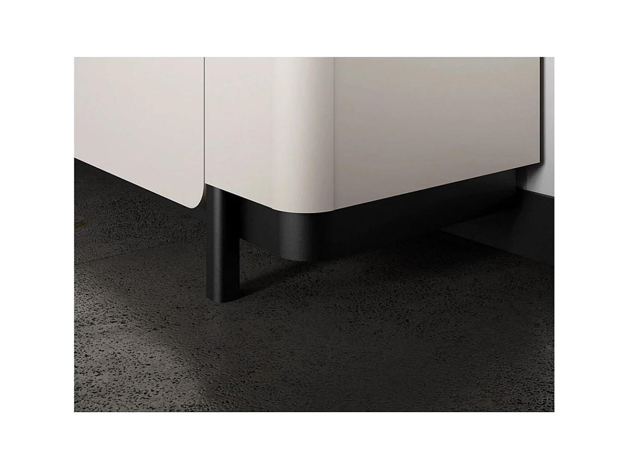 Credenza Zeff/Ante a battente/Cassetti/Piano del mobile/Beige