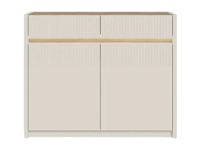 Credenza Skver/Ante a battente/Cassetti/MDF/Beige