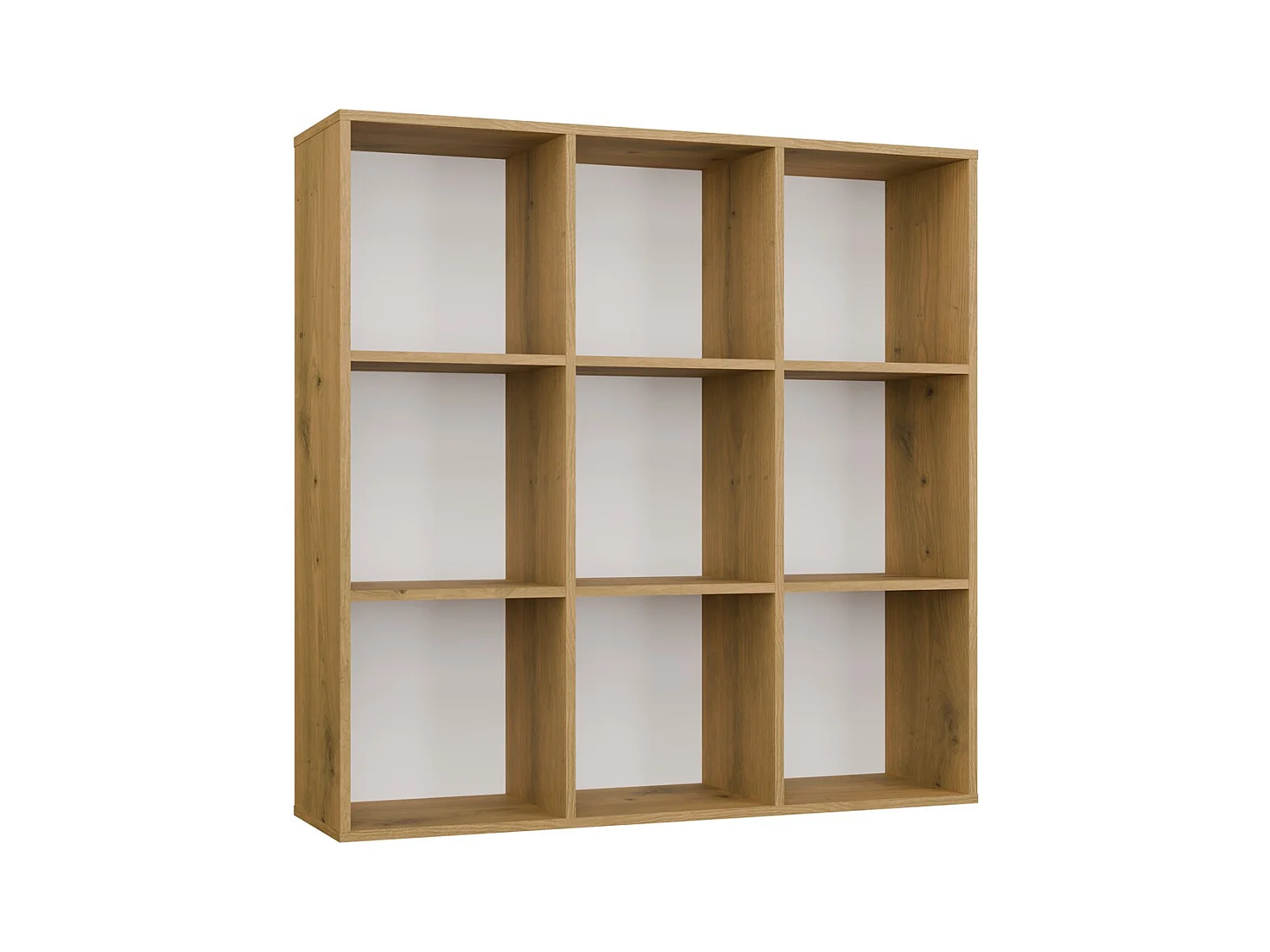 Regał MALAX 3X3 H |  Dąb Artisan  | 110,5x30x110,5 cm |  Regał 9 Komór