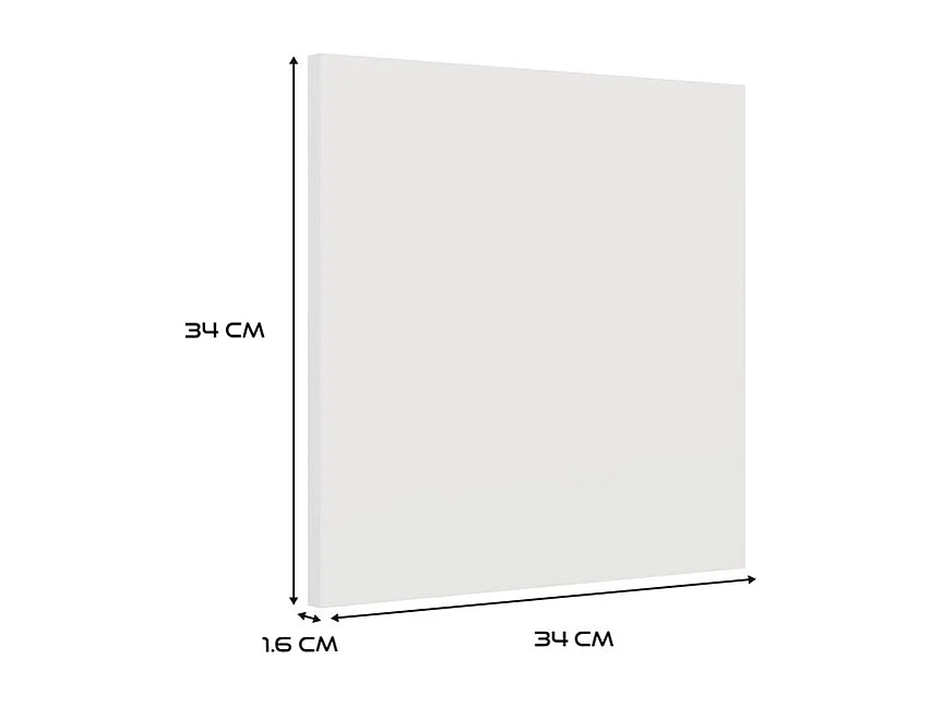 Regał MALAX 3x3 | Biały | 110.5x30x110.5 cm |Z 3 Drzwiami TIP-ON