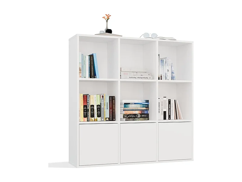 MALAX - 3x portes pour étagères malax, tip-on, blanc