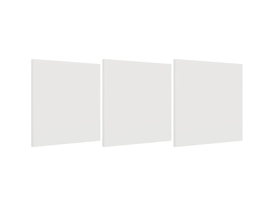 MALAX - 3x portes pour étagères malax, tip-on, blanc