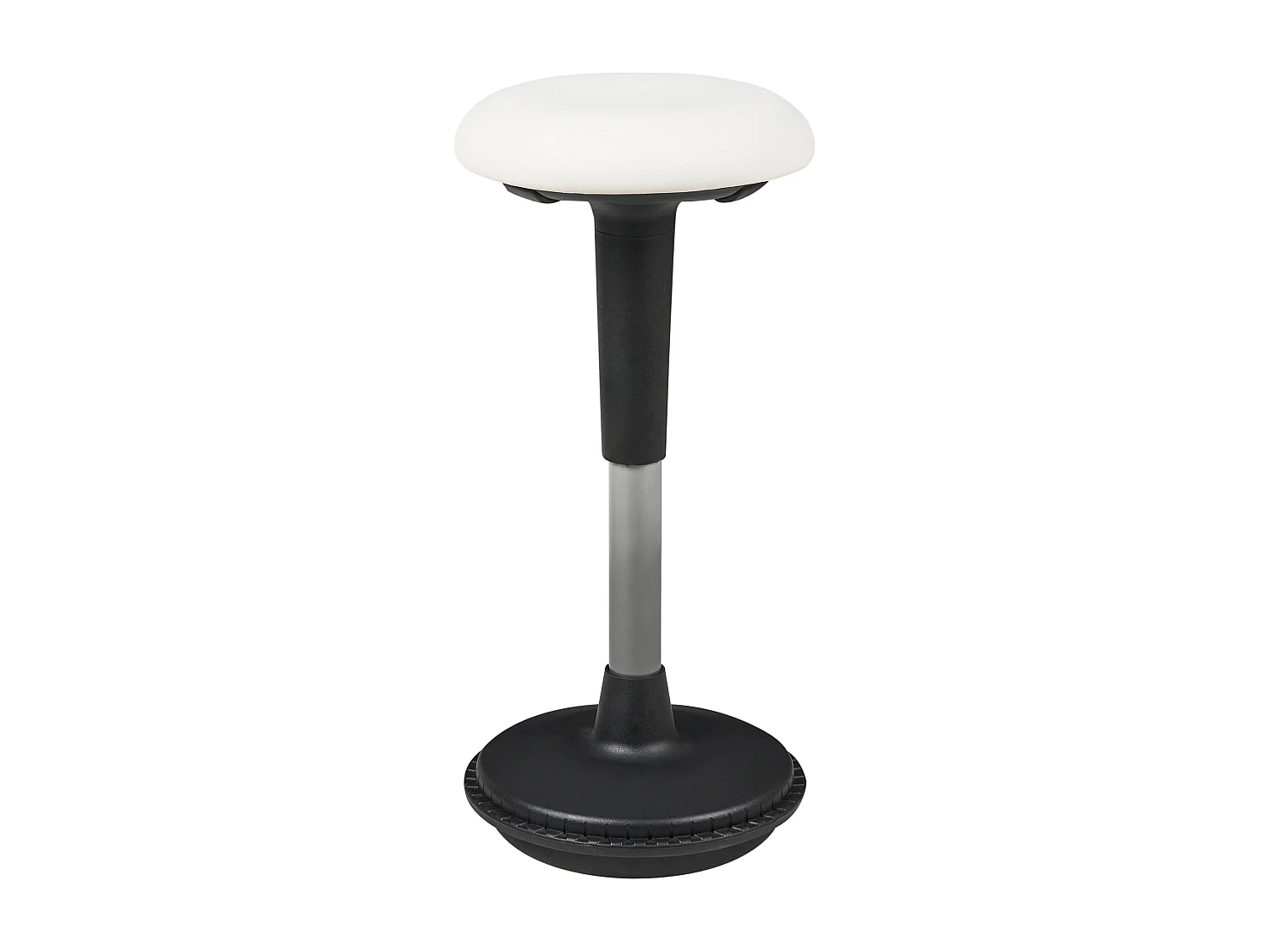 Wobble Stool ESTELL Faux Leather White