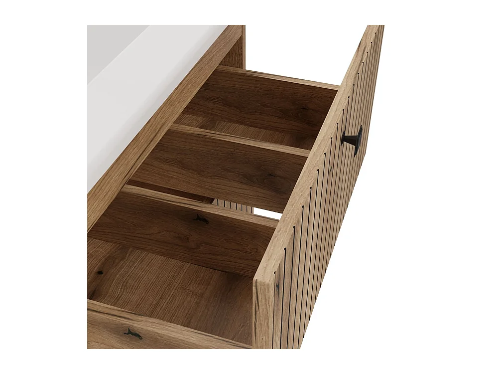 Szafka pod umywalkę wisząca TIGO 60 2S| Dąb  Evoke |  60x45.5x57 cm | 2 szuflady