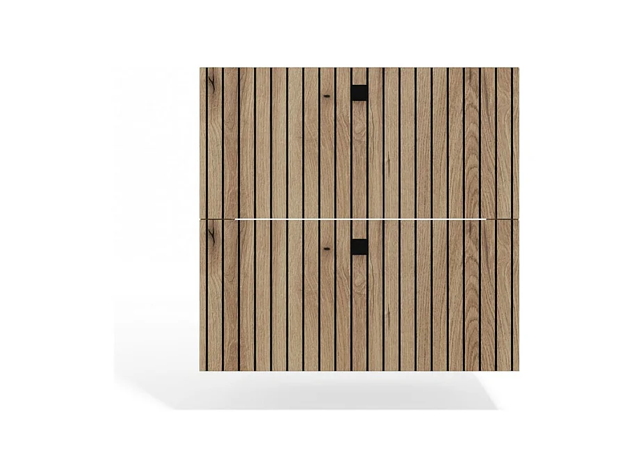 Szafka pod umywalkę wisząca TIGO 60 2S| Dąb  Evoke |  60x45.5x57 cm | 2 szuflady