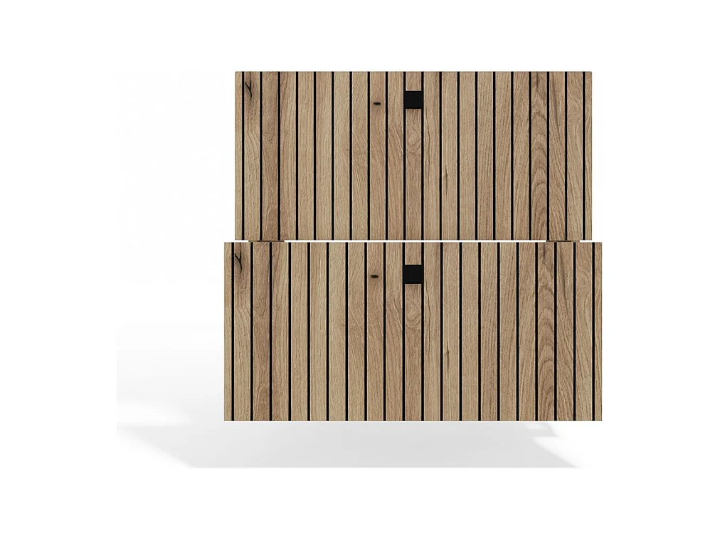 Szafka pod umywalkę wisząca TIGO 60 2S| Dąb  Evoke |  60x45.5x57 cm | 2 szuflady