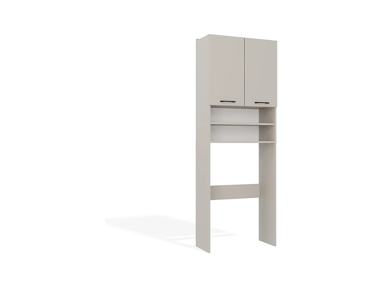 Szafka Pola DK | Kaszmir | 64x30x180 cm | Regał Łazienkowy nad Pralkę