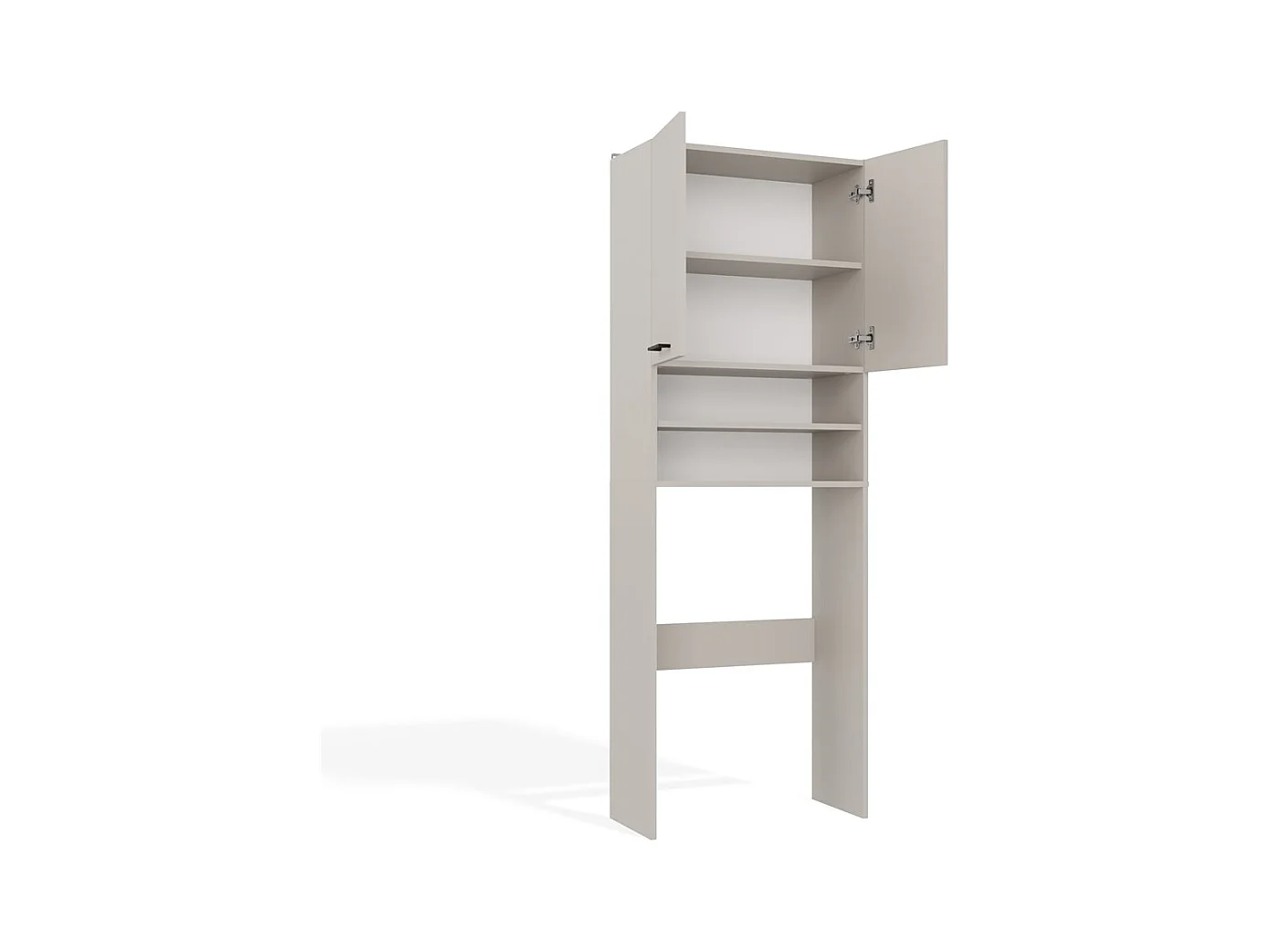 Szafka Pola DK | Kaszmir | 64x30x180 cm | Regał Łazienkowy nad Pralkę