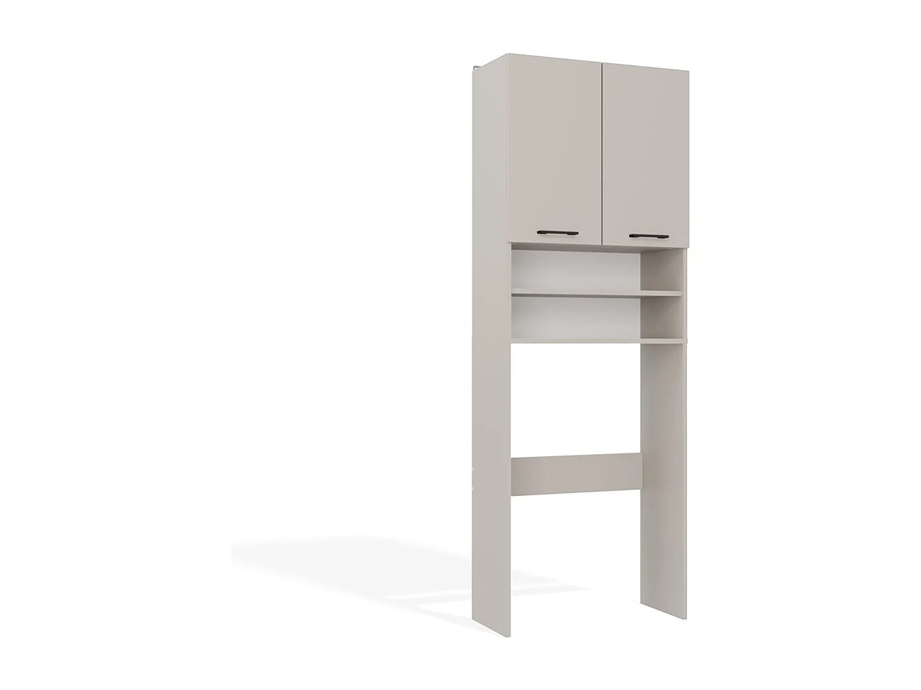 Szafka Pola DK | Kaszmir | 64x30x180 cm | Regał Łazienkowy nad Pralkę