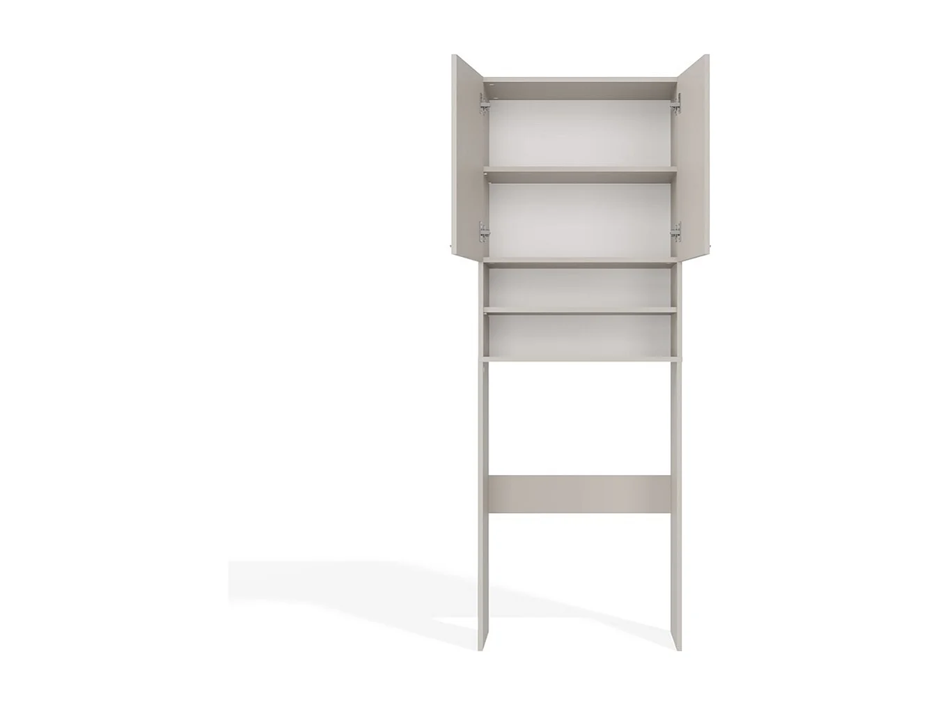 Szafka Pola DK | Kaszmir | 64x30x180 cm | Regał Łazienkowy nad Pralkę