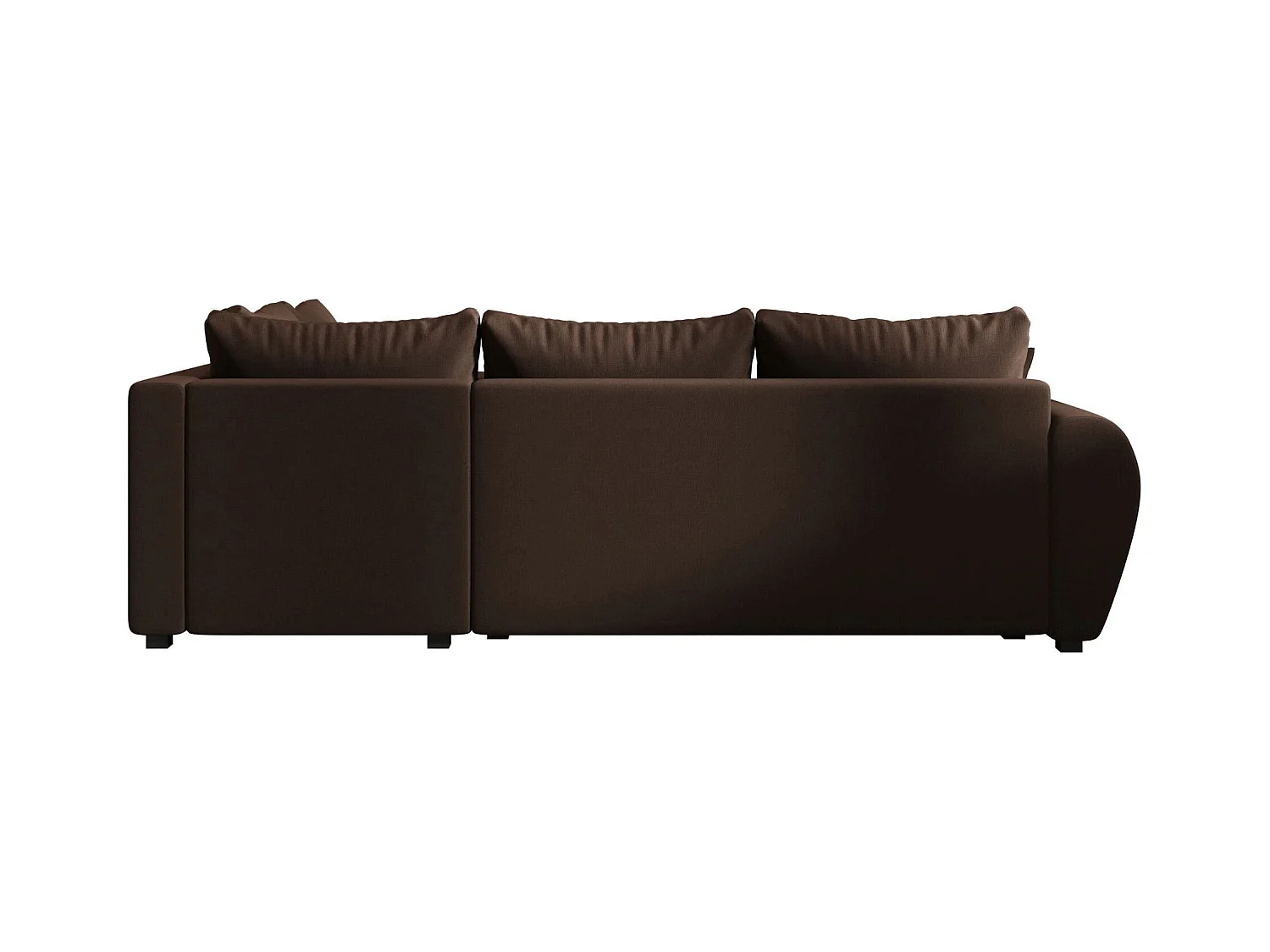 BEDANTE canapé d’angle MOLISA L PLUS Cosmic 800 droit marron avec fonction de couchage canapé en forme de L