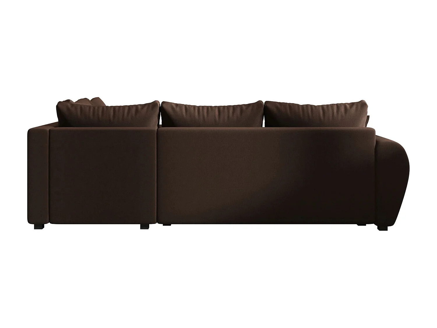 BEDANTE canapé d’angle MOLISA L PLUS Cosmic 800 droit marron avec fonction de couchage canapé en forme de L