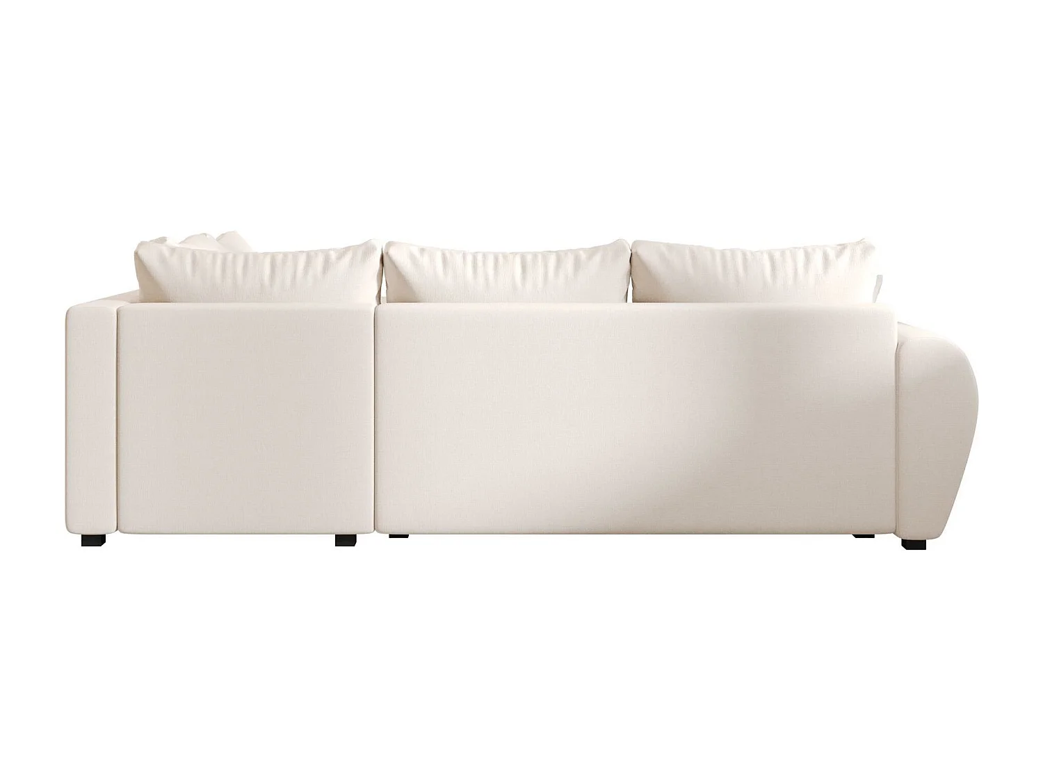 BEDANTE canapé d’angle MOLISA L PLUS Cosmic 10 droit beige avec fonction de couchage canapé en forme de L