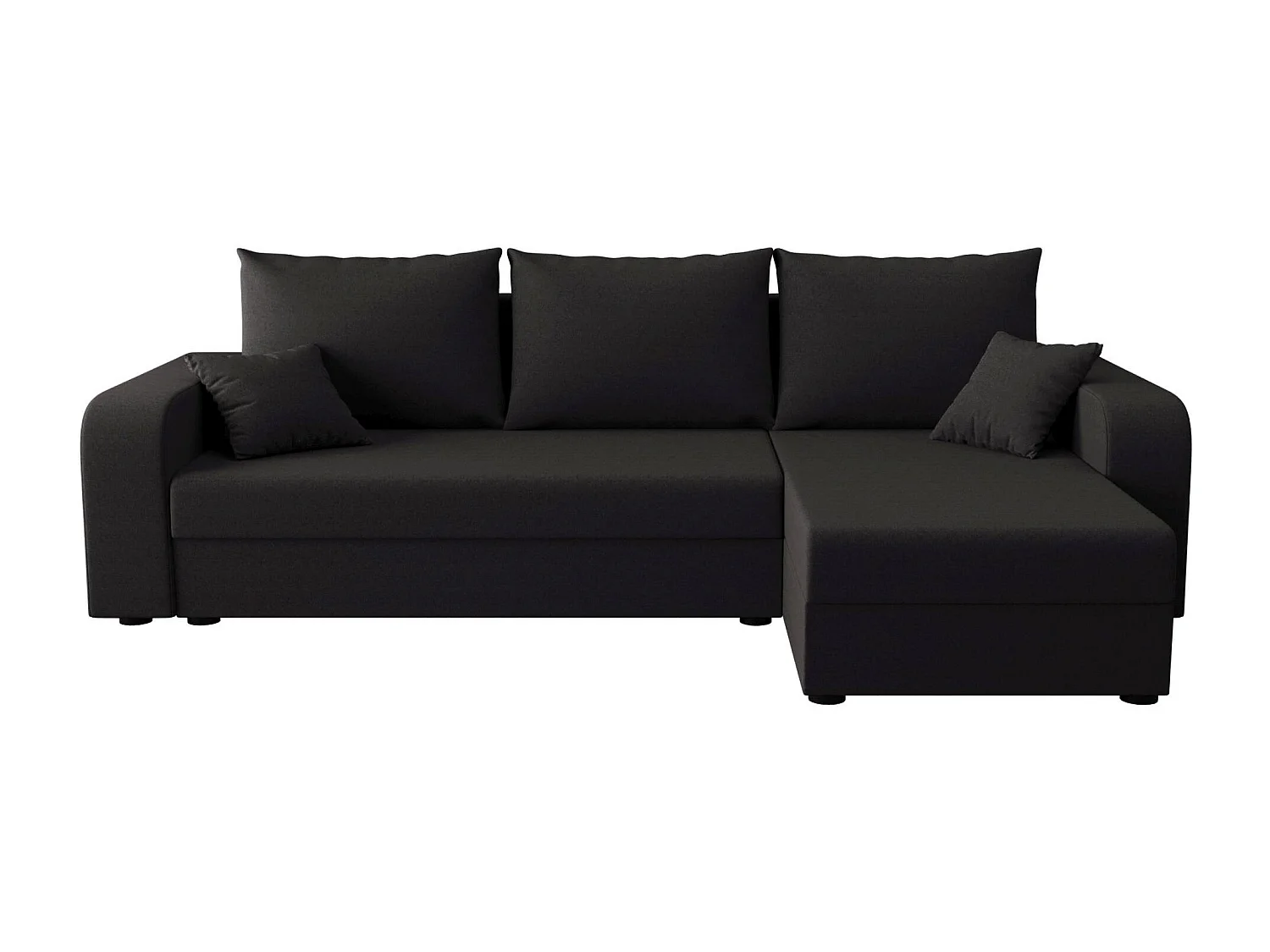 BEDANTE ECKSOFA HEWLET L BIS Sawana 05 Rechts Grau mit Schlaffunktion L-Form Sofa mit Stauraum Bettkasten Wohnzimmersofa Couch Sofa Bettsofa Bettkasten Bettcouch