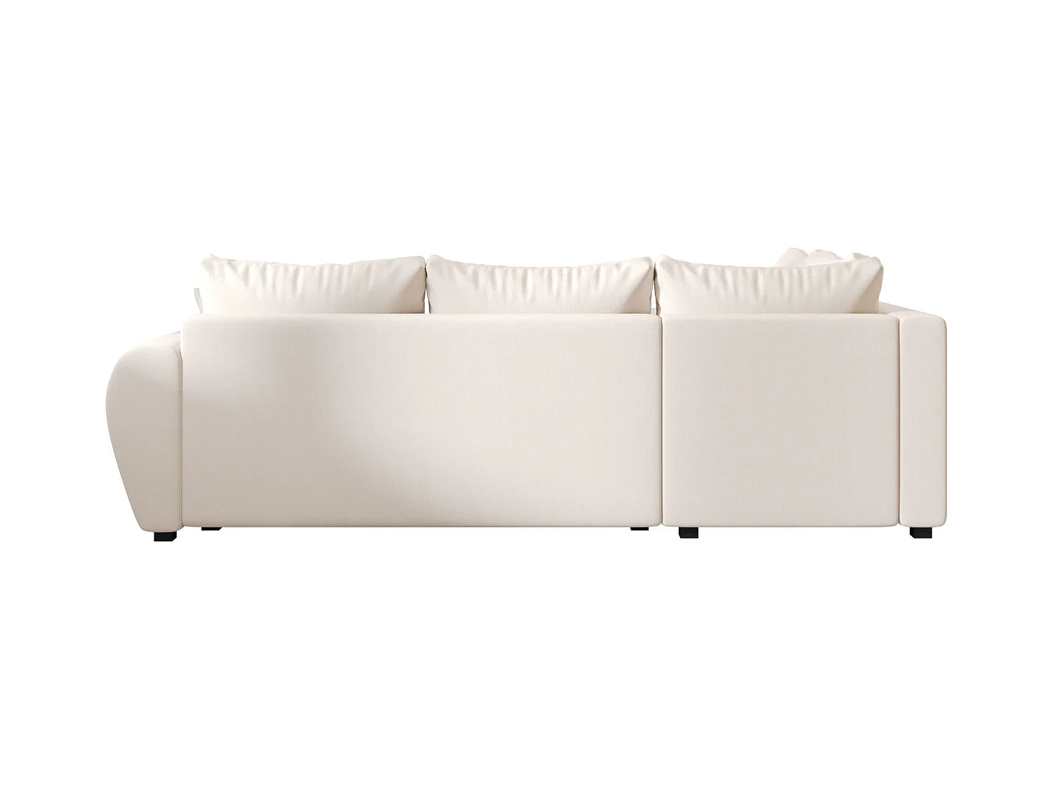 BEDANTE canapé d’angle MOLISA L PLUS Cosmic 10 gauche beige avec fonction de couchage canapé en forme de L