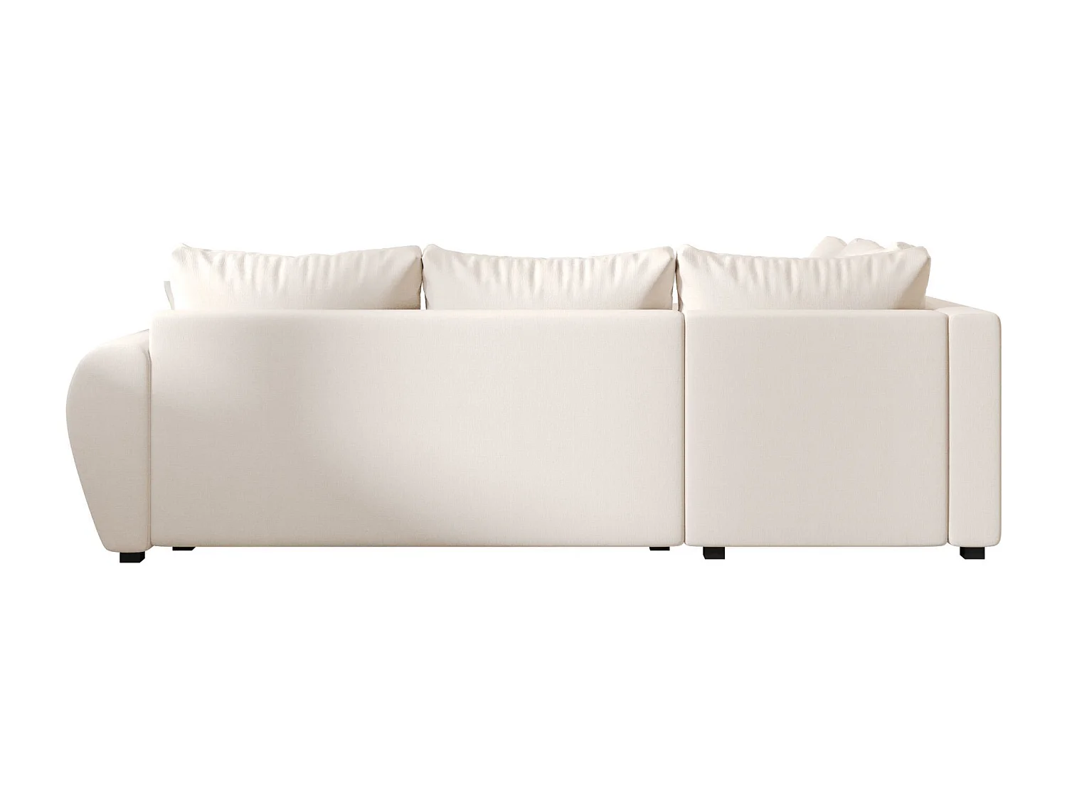 BEDANTE canapé d’angle MOLISA L PLUS Cosmic 10 gauche beige avec fonction de couchage canapé en forme de L