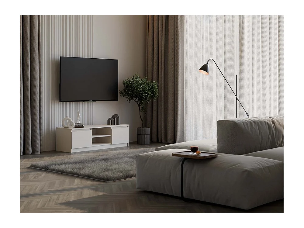 Szafka RTV Malwa | Kaszmir| 120x40x36 cm | Nowoczesny Stolik RTV