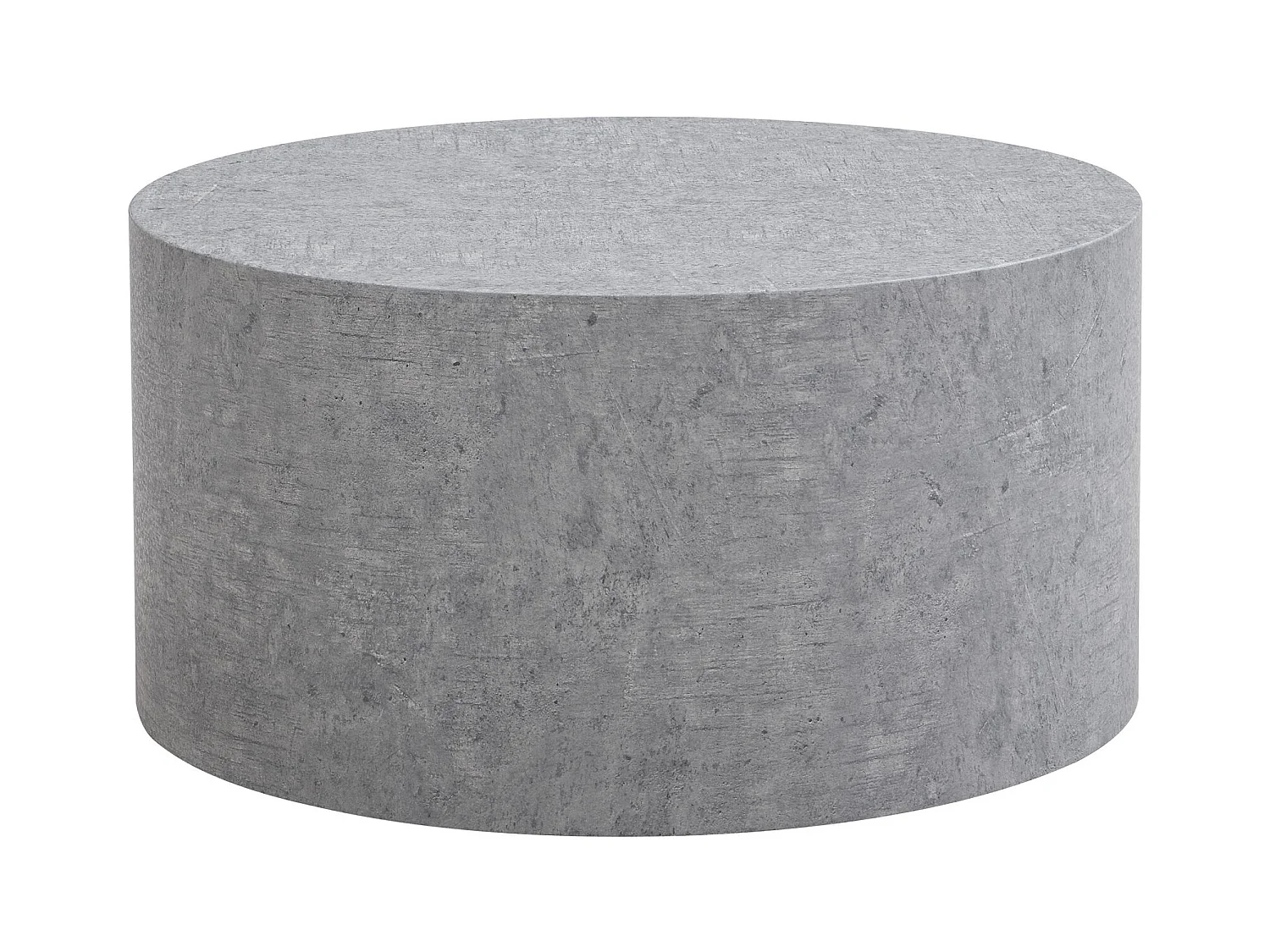 Table Basse Aspect Marbre 60 cm Table de Salon Ronde Moderne Brilliant