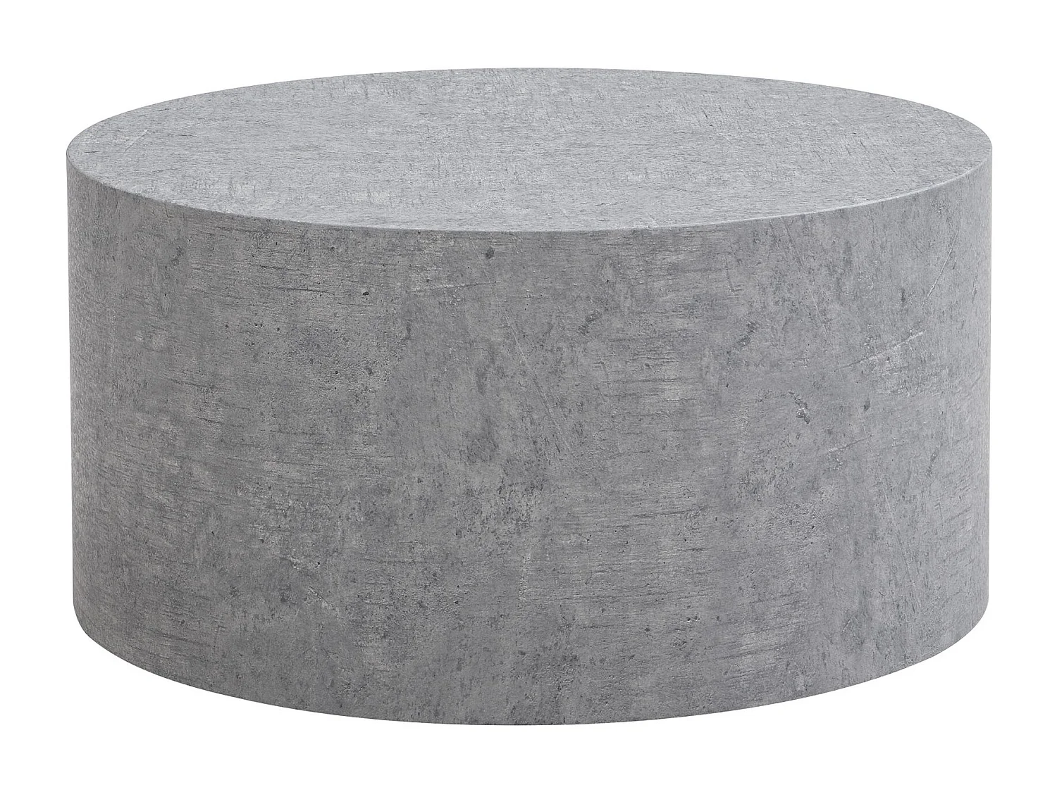 Table Basse Aspect Marbre 60 cm Table de Salon Ronde Moderne Brilliant
