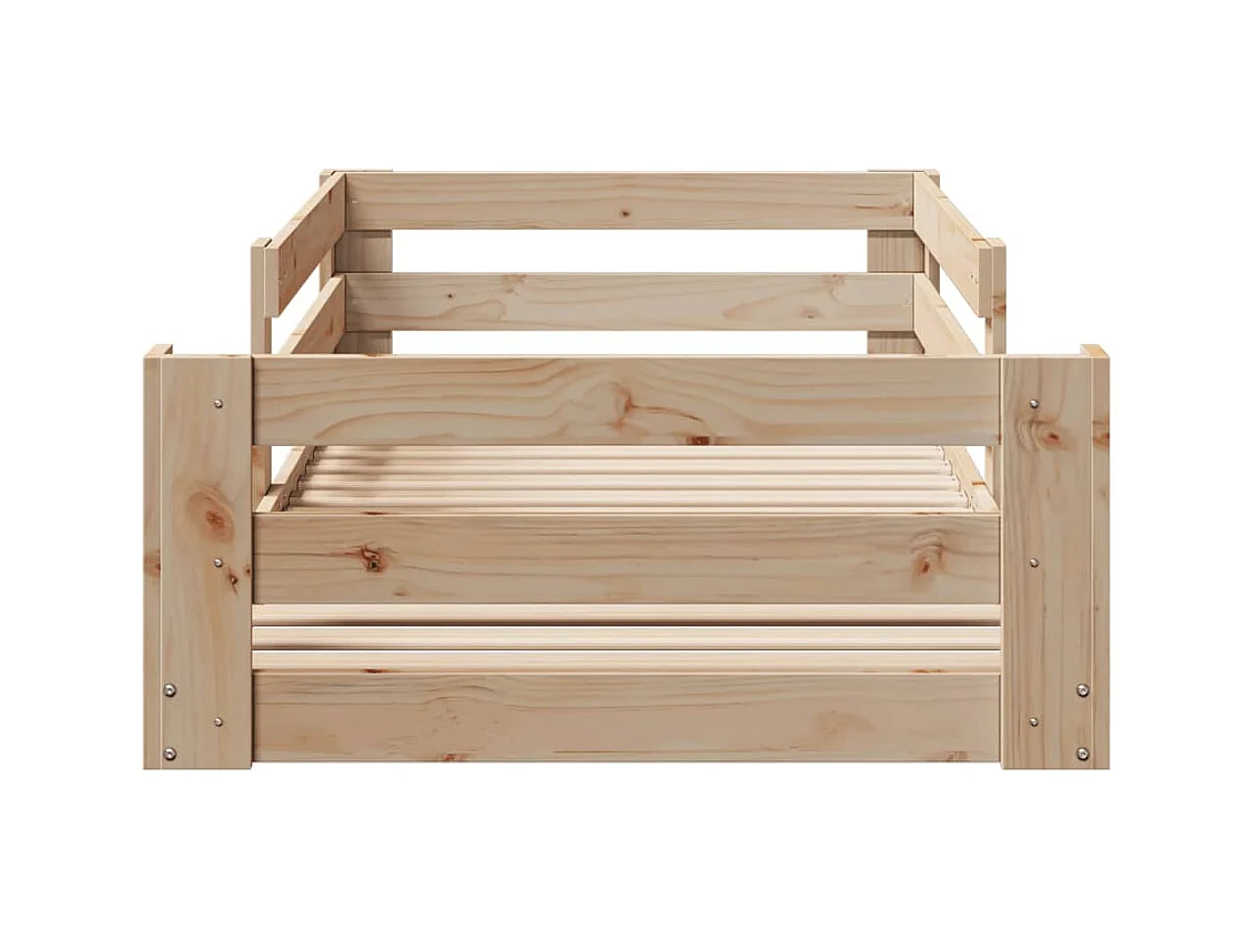 Cadre de lit sans matelas 70x140 cm bois de pin massif