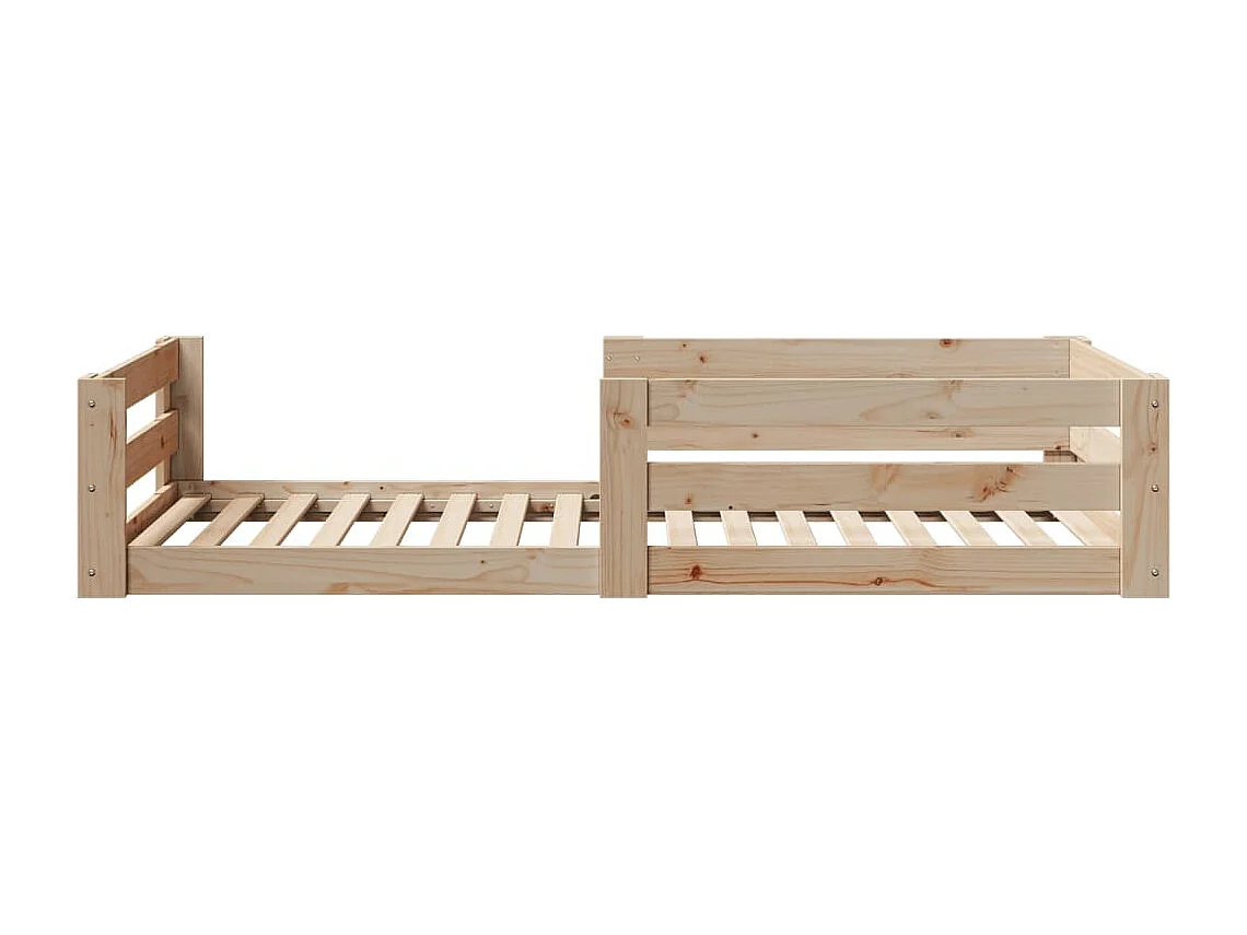 Letto senza Materasso 70x140 cm in Legno di Pino