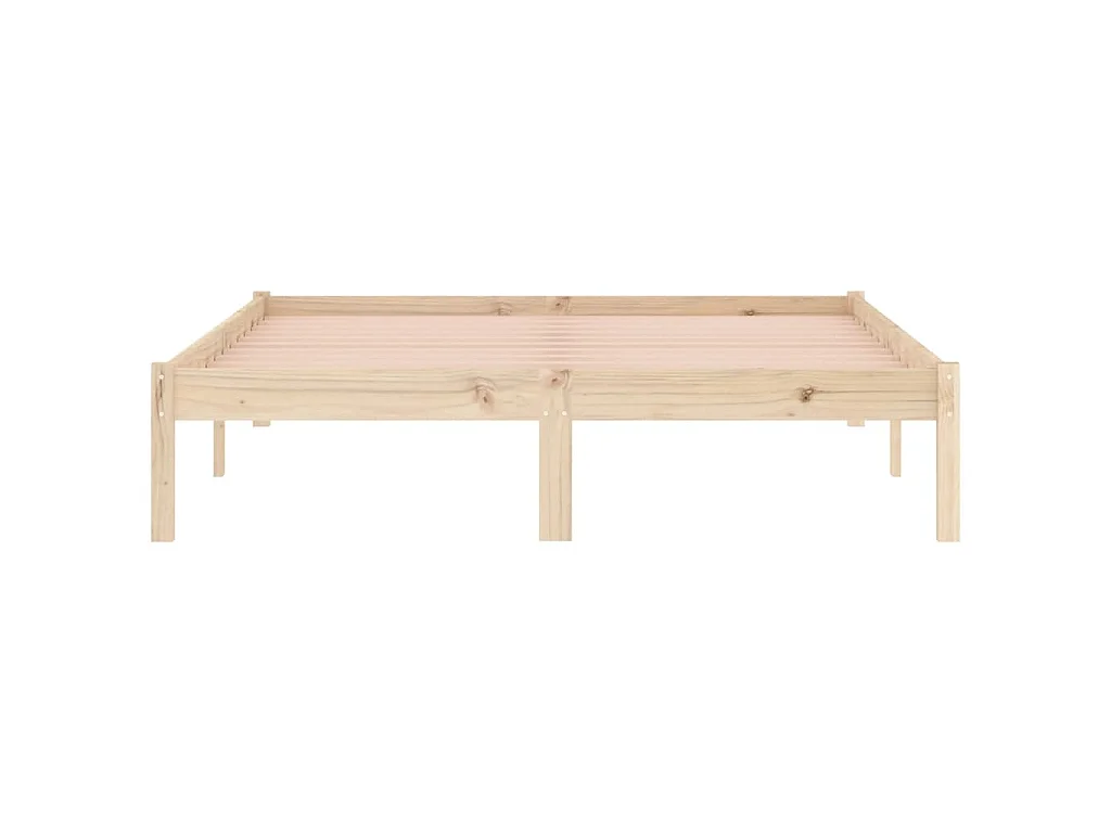 Giroletto senza Materasso 135x190 cm in Legno di Pino Full