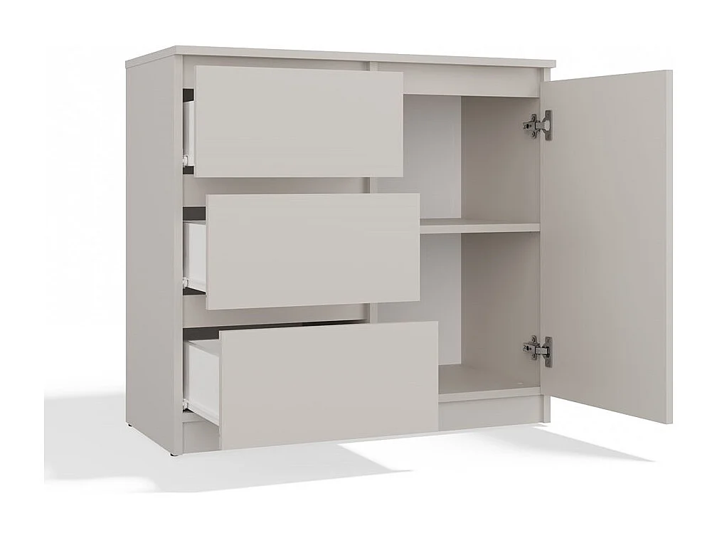 Komoda Malwa  1D3S | Kaszmir | 80x40x75 cm | 1 Drzwi, 3 Szuflady