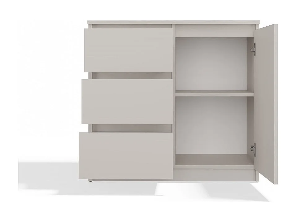 Komoda Malwa  1D3S | Kaszmir | 80x40x75 cm | 1 Drzwi, 3 Szuflady
