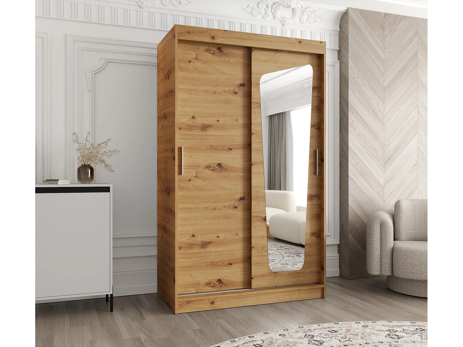 Armadio MOKA ad ante scorrevoli 200/120/62 2 porte (artisan)