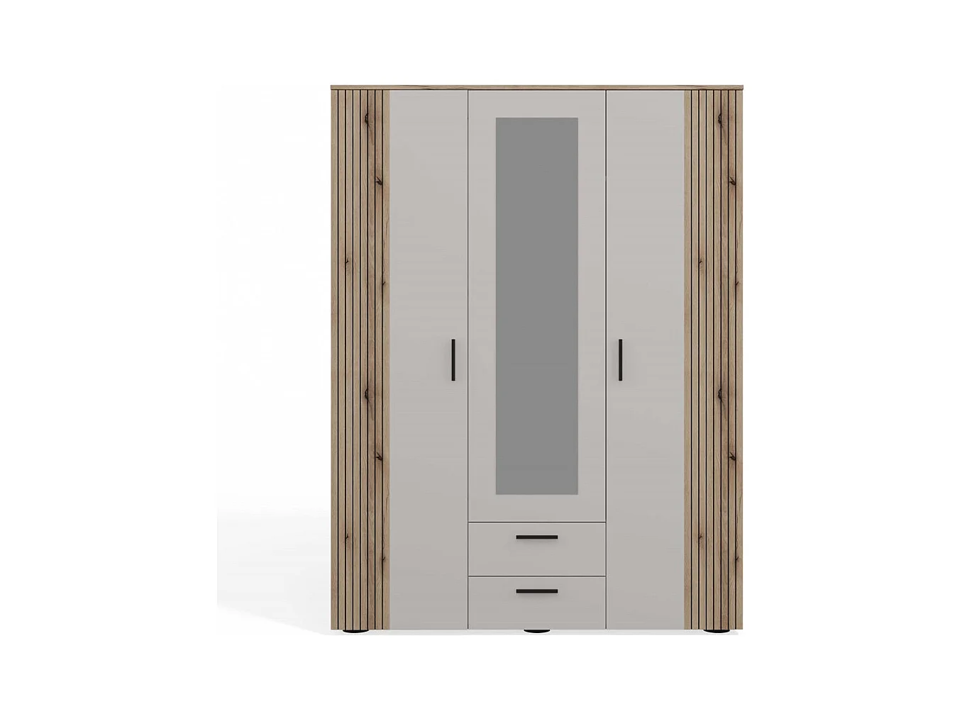 Szafa AVA 150 | Kaszmir | 150x55x200 | Szafa Lustro 2 Szuflady