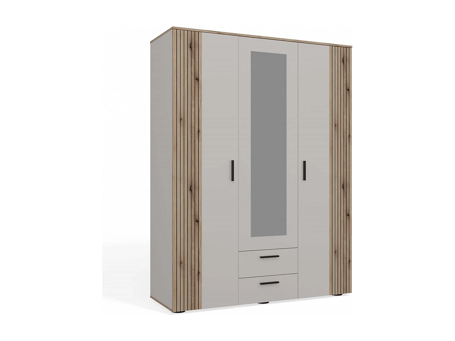 Szafa AVA 150 | Kaszmir | 150x55x200 | Szafa Lustro 2 Szuflady