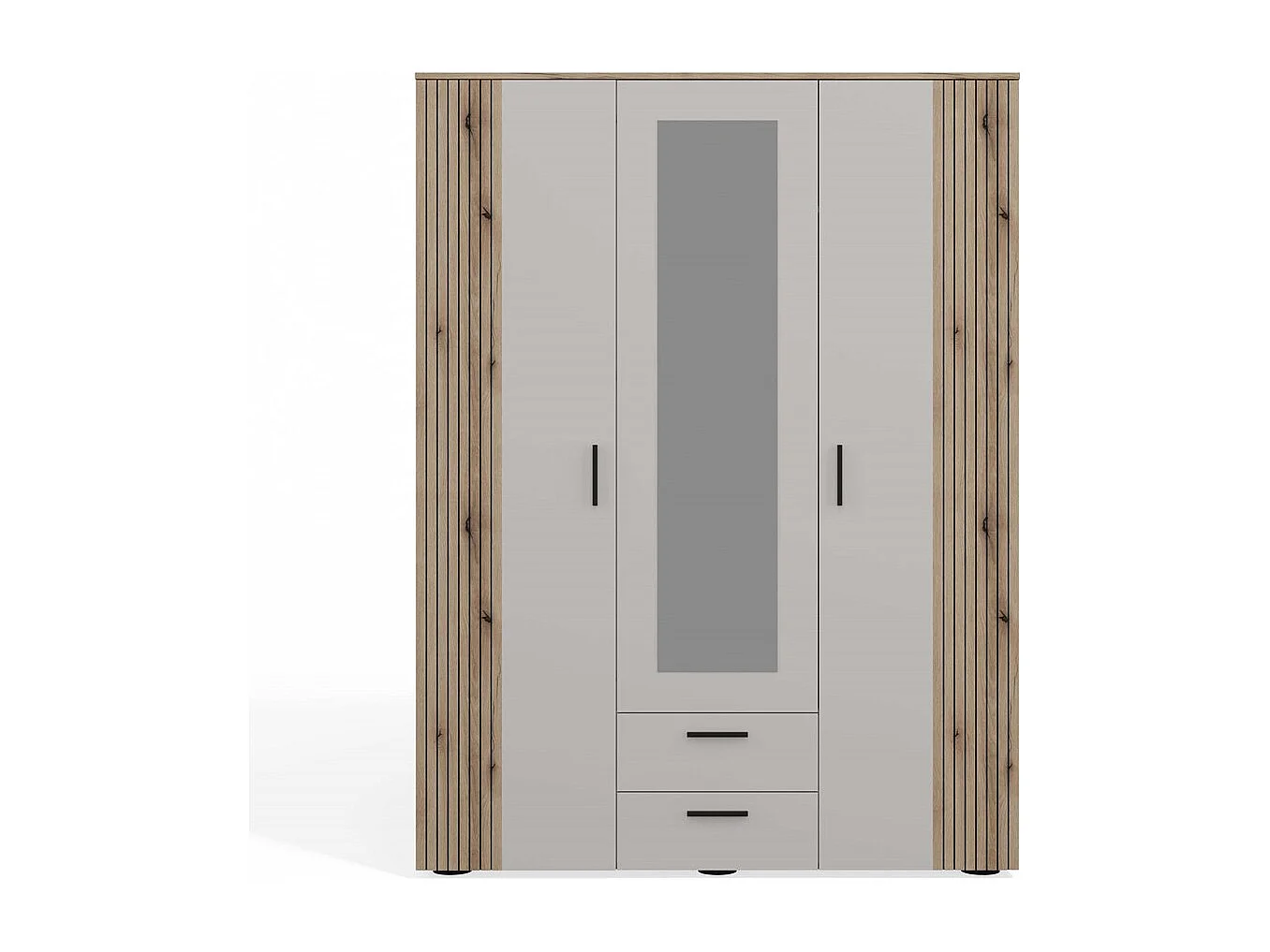 Szafa AVA 150 | Kaszmir | 150x55x200 | Szafa Lustro 2 Szuflady