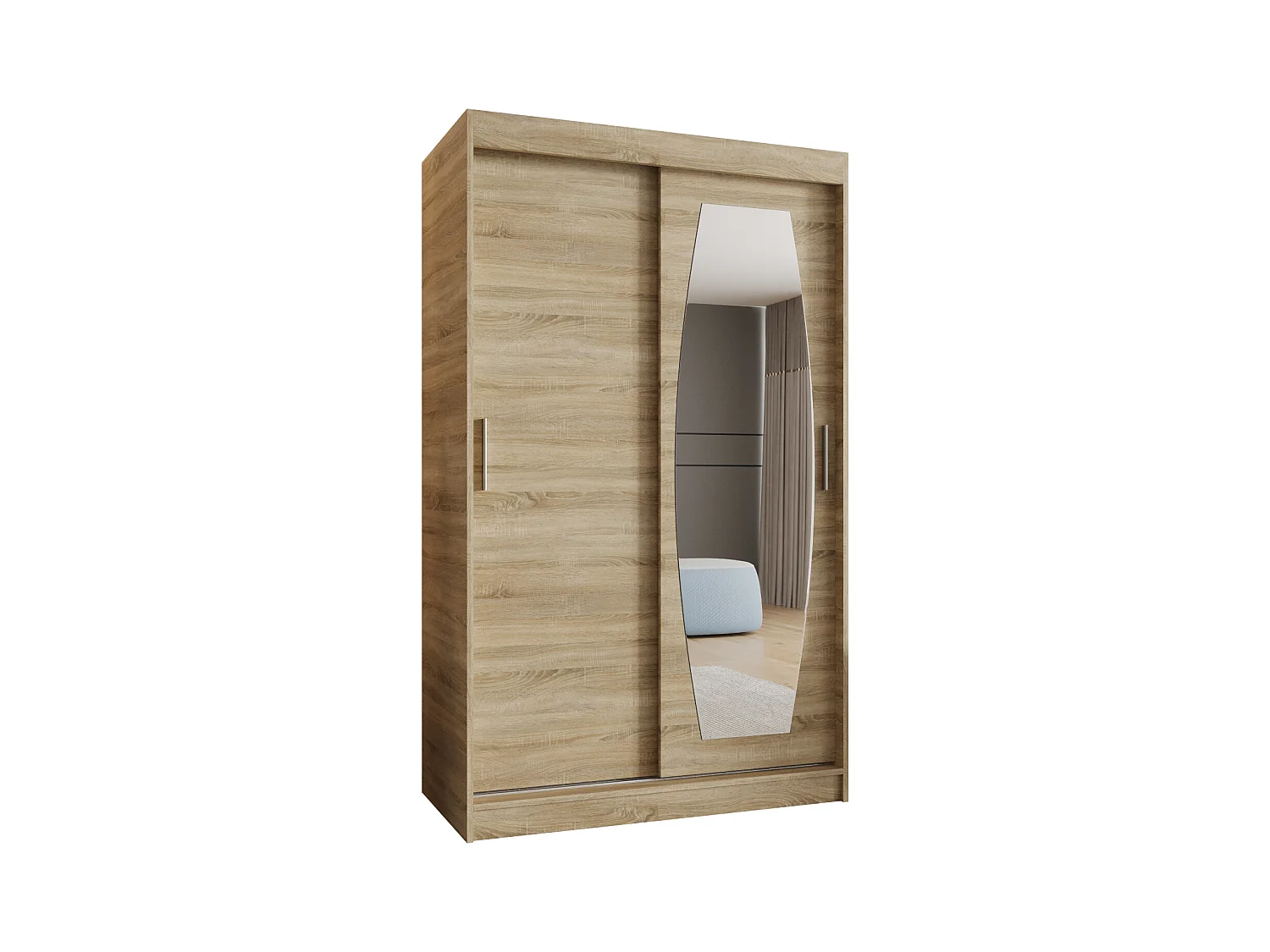 Armoire Rossa À Portes Coulissantes 200/120/62 2 portes (Sonoma)