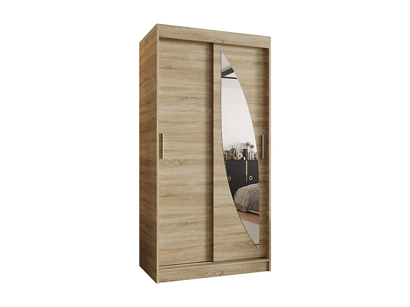 SCHWEBETÜRENSCHRANK MILO 200/100/62 2-Türig (Sonoma)