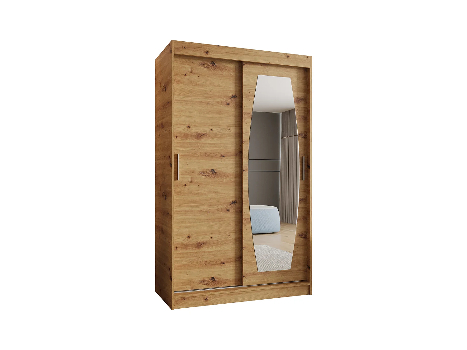 Armadio ROSSA ad ante scorrevoli 200/120/62 2 porte (artisan)