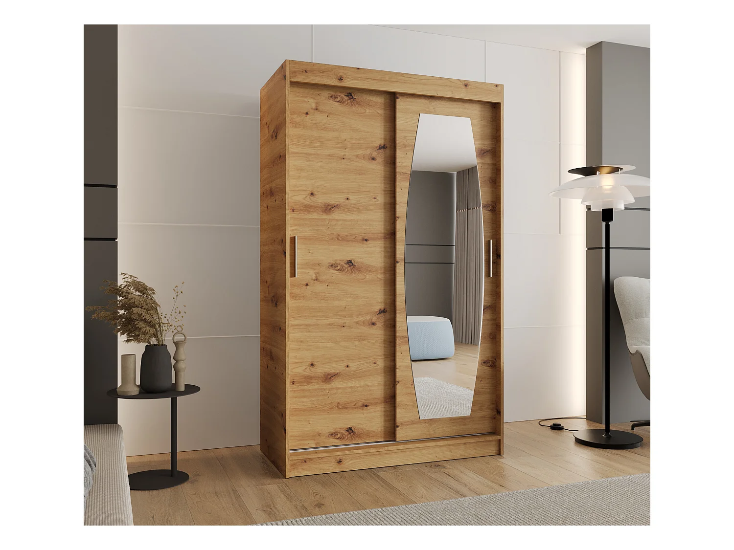 Armadio ROSSA ad ante scorrevoli 200/120/62 2 porte (artisan)