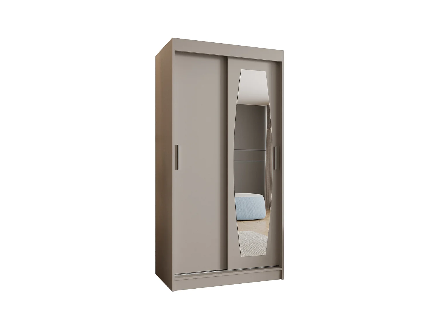 Armoire Rossa À Portes Coulissantes 200/100/62 2 portes (Cachemire)