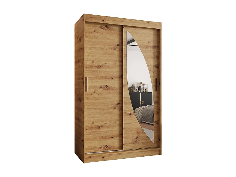 SCHWEBETÜRENSCHRANK MILO 200/120/62 2-Türig (Artisan)