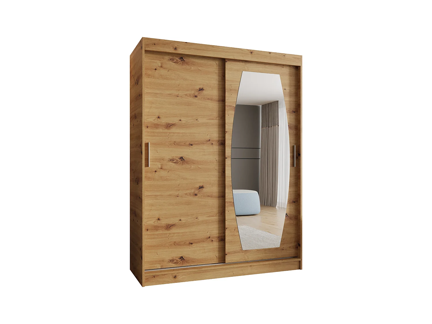 Armario ROSSA de puertas correderas 200/150/62 2 puertas (artisan)