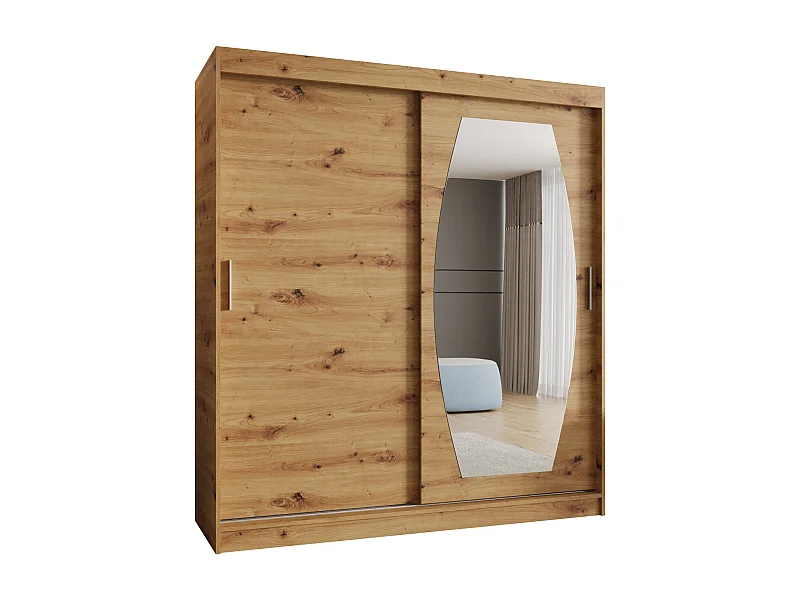 Armoire Rossa À Portes Coulissantes 200/180/62 2 portes (Artisan)