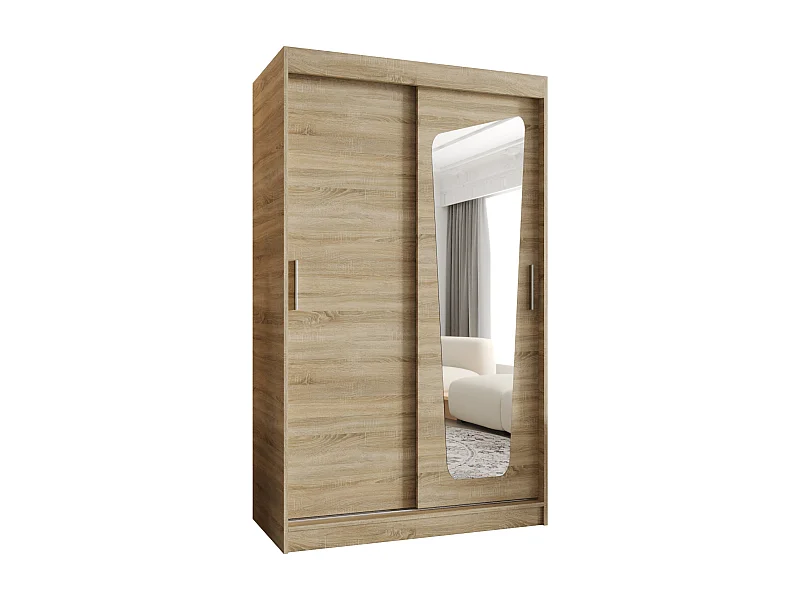 SCHWEBETÜRENSCHRANK MOKA 200/120/62 2-Türig (Sonoma)