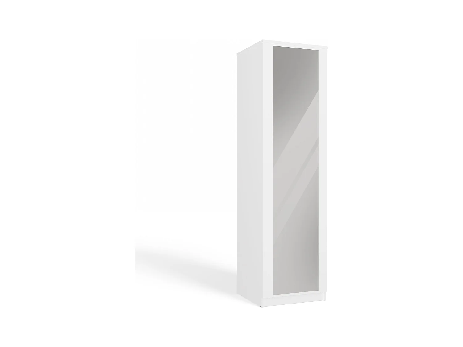 ESME - Armario sencillo con espejo para dormitorio - 50x50x180 - 1 puerta - Vestidor