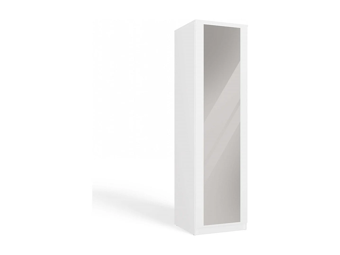 Szafa Malwa SD-50 |  Biała | 50x50x180 cm |Szafa z Systemem TIP-ON