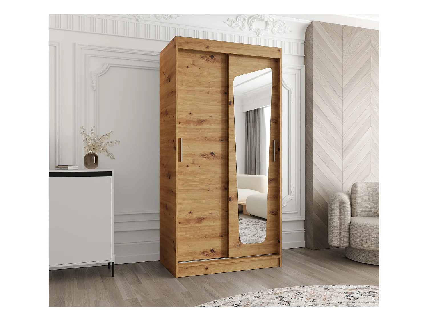 Armadio MOKA ad ante scorrevoli 200/100/62 2 porte (artisan)