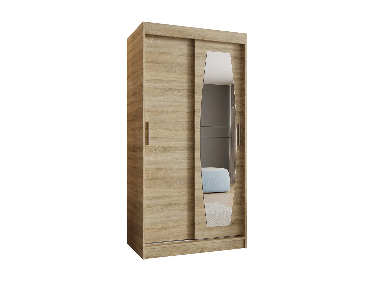 Armoire Rossa À Portes Coulissantes 200/100/62 2 portes (Sonoma)