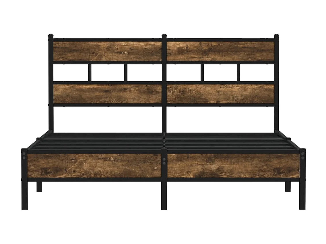 Giroletto senza Materasso con Testiera Rovere Sonoma 137x190 cm