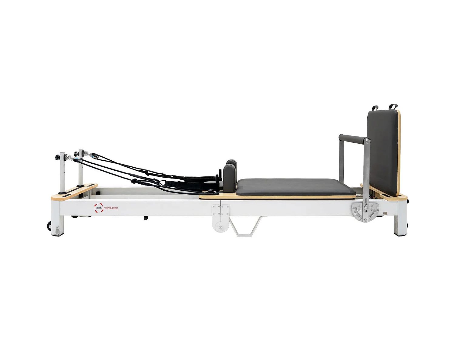 Machine Reformer Pilates Pliable Cadre en Métal Multifonction Salle de Sport