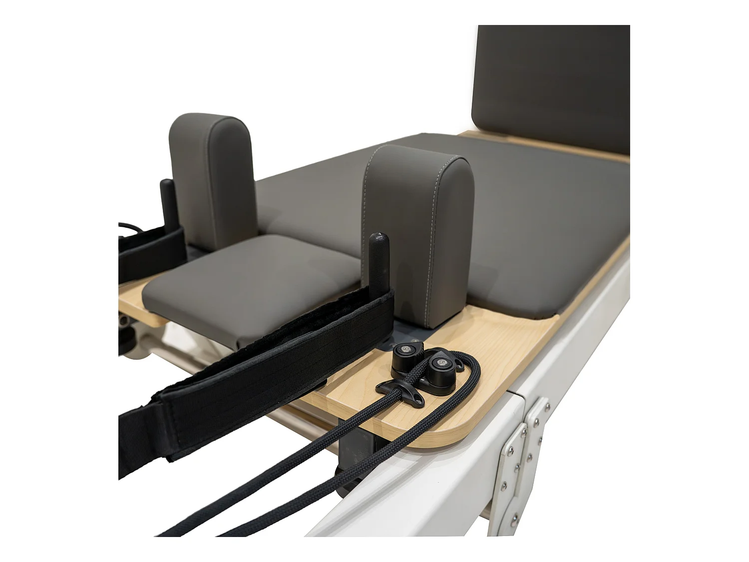 Machine Reformer Pilates Pliable Cadre en Métal Multifonction Salle de Sport