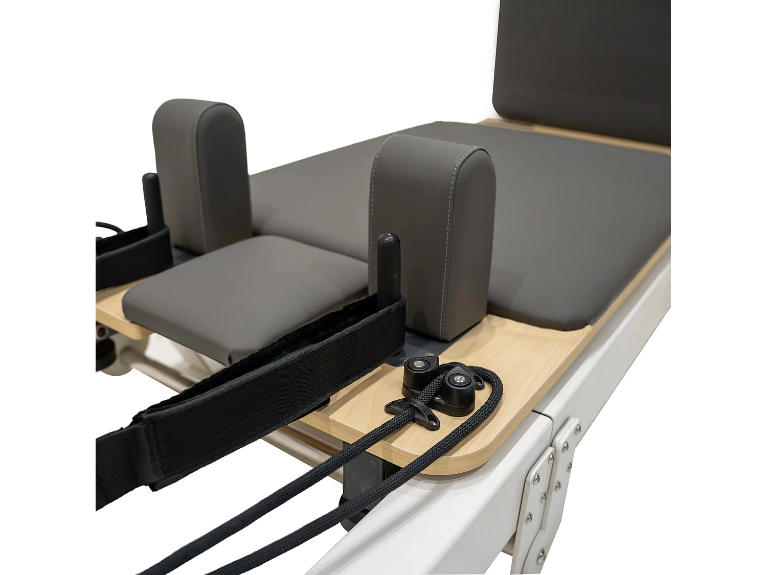 Machine Reformer Pilates Pliable Cadre en Métal Multifonction Salle de Sport